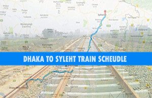 Dhaka to Sylhet Train route
