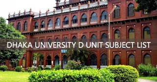 DU D Unit Subject List