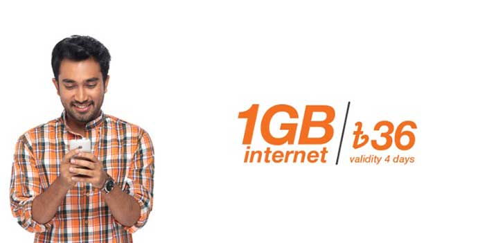 Banglalink 1 GB at 36 BDT Internet offer