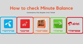 Gp Robi Banglalink Airtel Teletalk Minute Balance Check