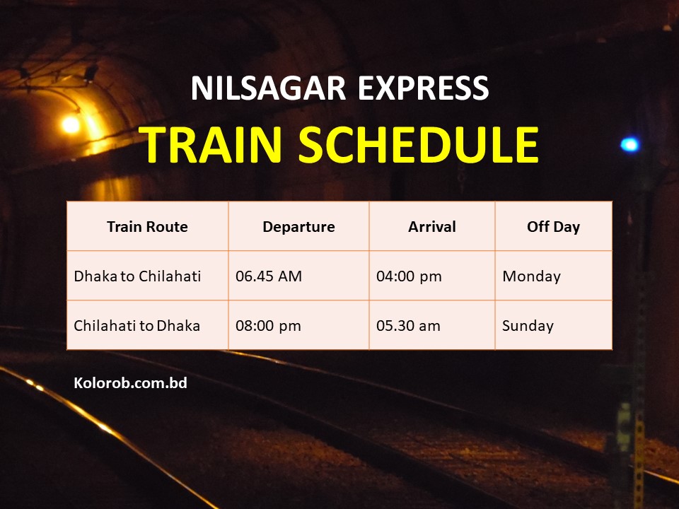 nilsagar express train schedule