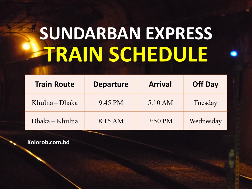 sundarban express train schedule