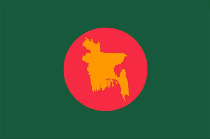 FIrst National Flag of Bangladesh