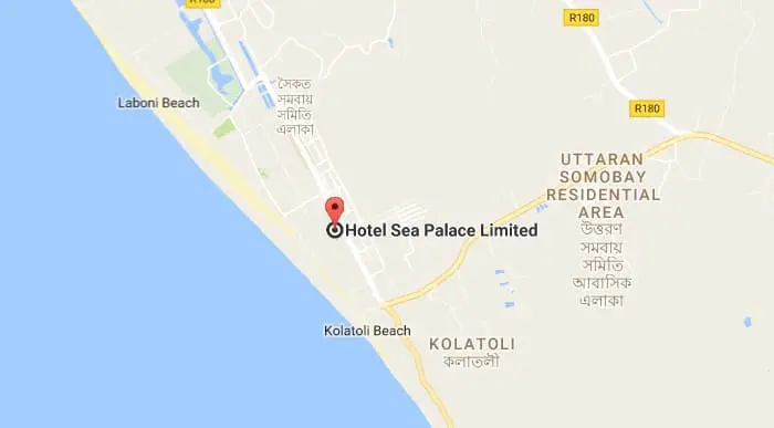Location of Hotel Sea Palace Ltd on Google Map