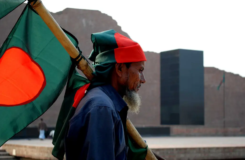 National Flag at National Parliament