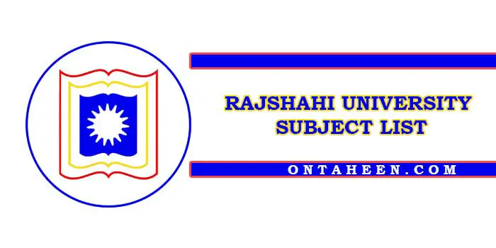 Rajshahi University Sibject List